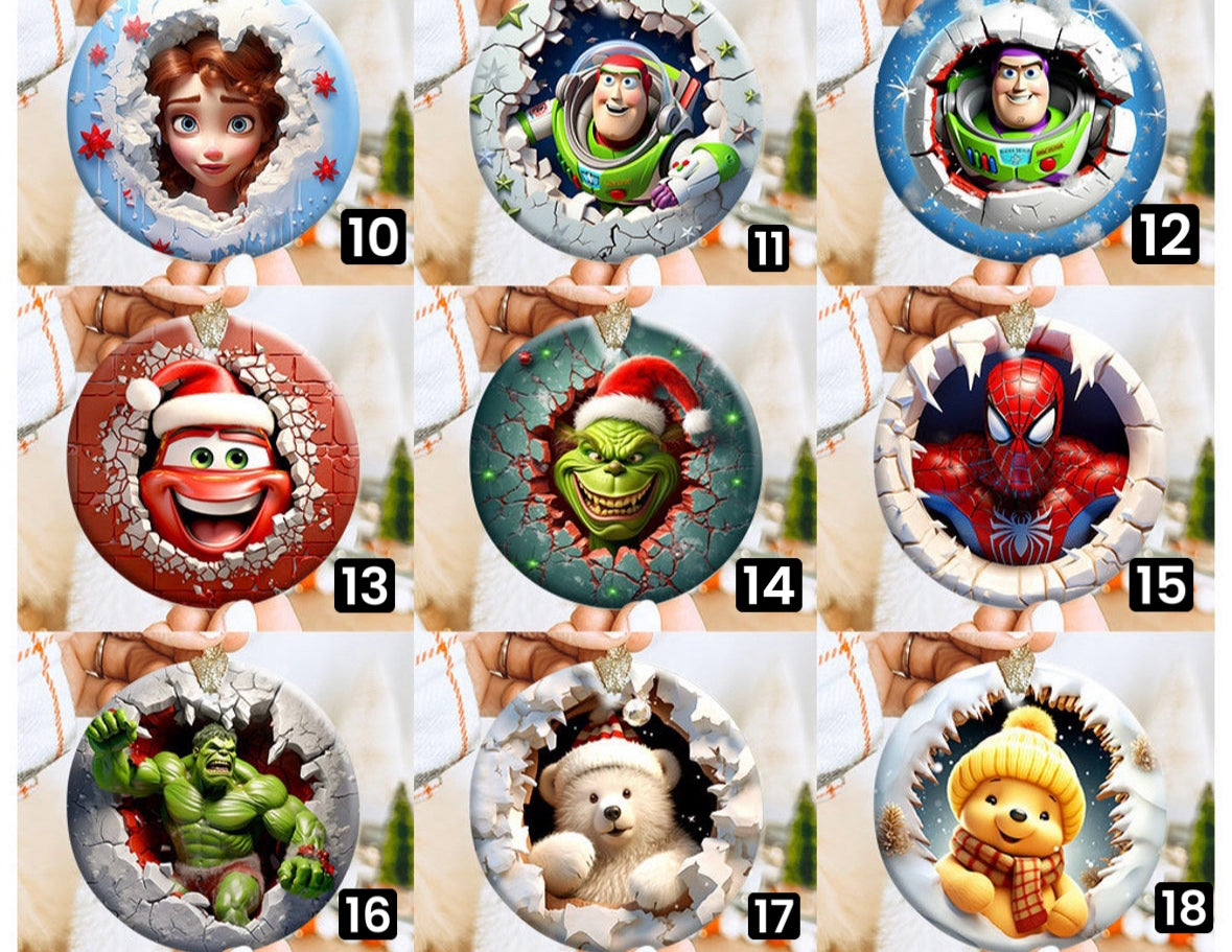 Light Up Ornaments-Leave # at checkout
